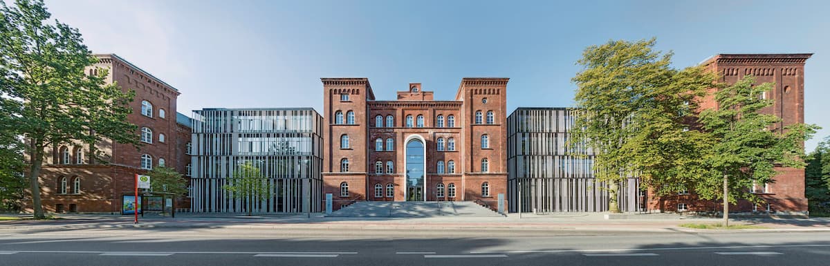 Study Mechanical Engineering Tuition Free at Hamburg University of Technology. Main Building for TUHH